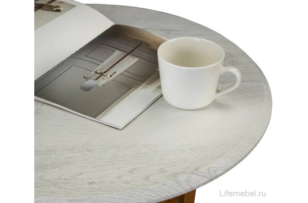 Журнальный столик Рилле 440 дуб дымчатый / бук