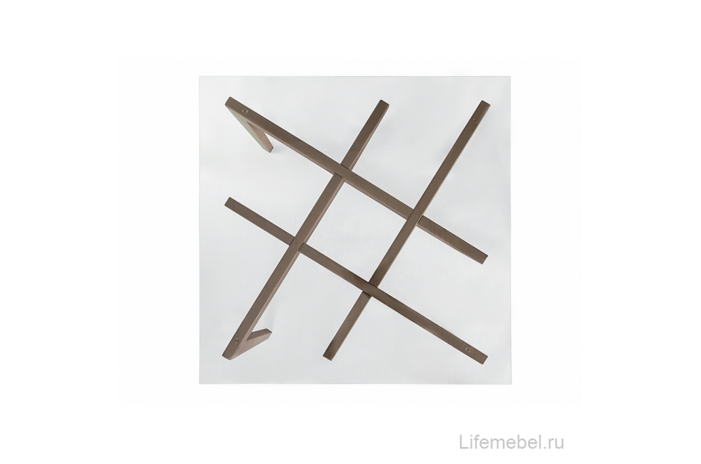 Журнальный столик Рилле 442 шимо / прозрачный