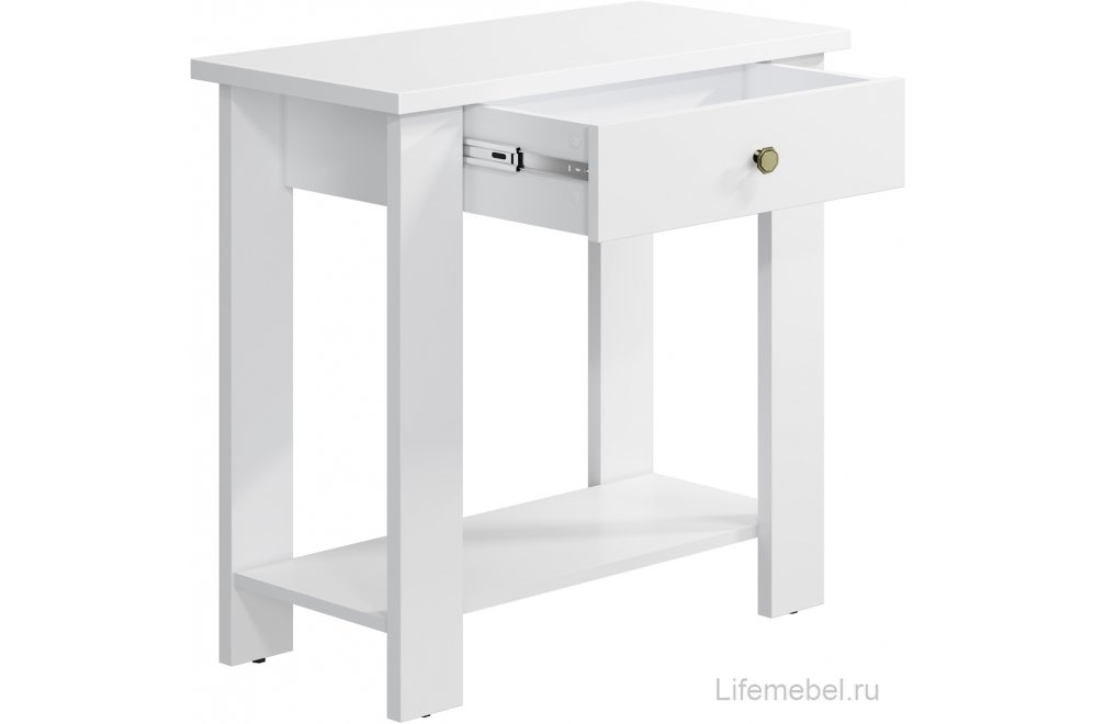 Журнальный столик С-301 белый структурный