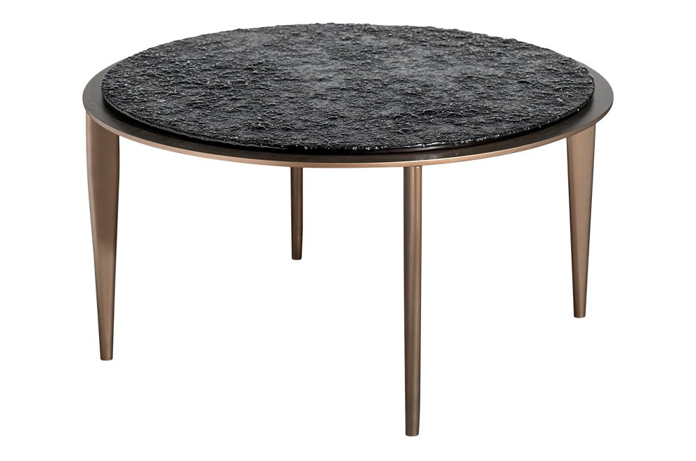 Журнальный столик Скаттл черный / бронза