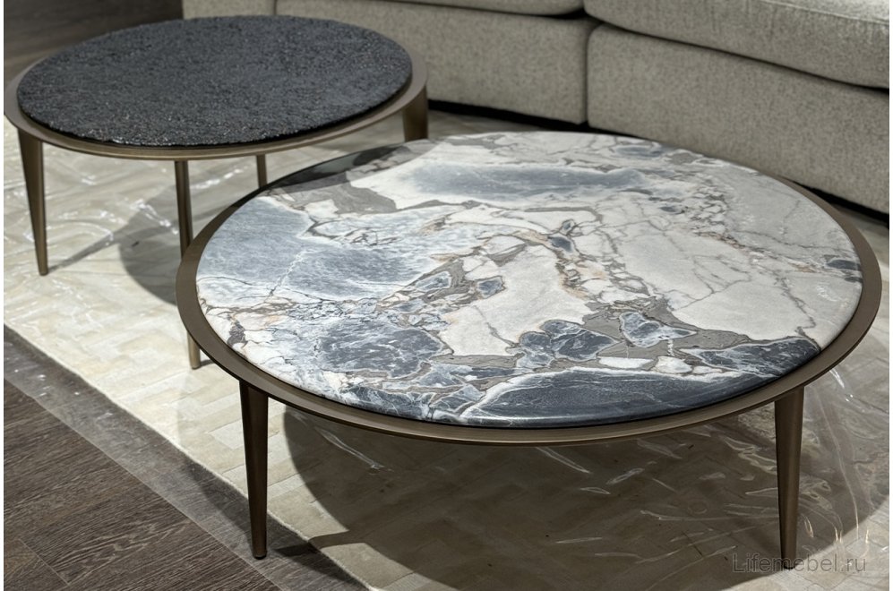 Журнальный столик Скаттл черный / бронза