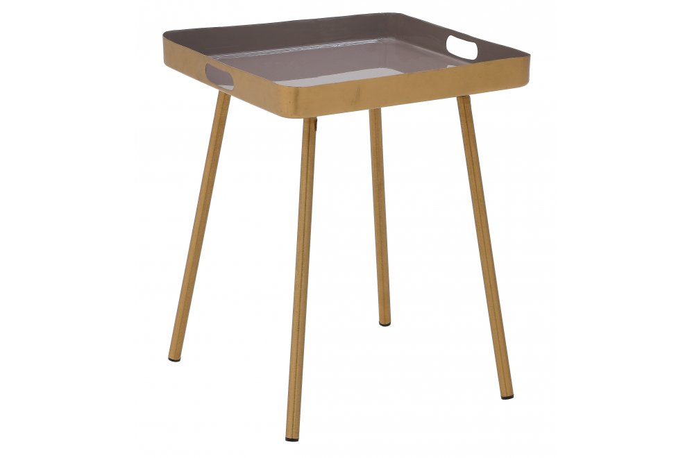 Журнальный столик Louie золотой / розовый