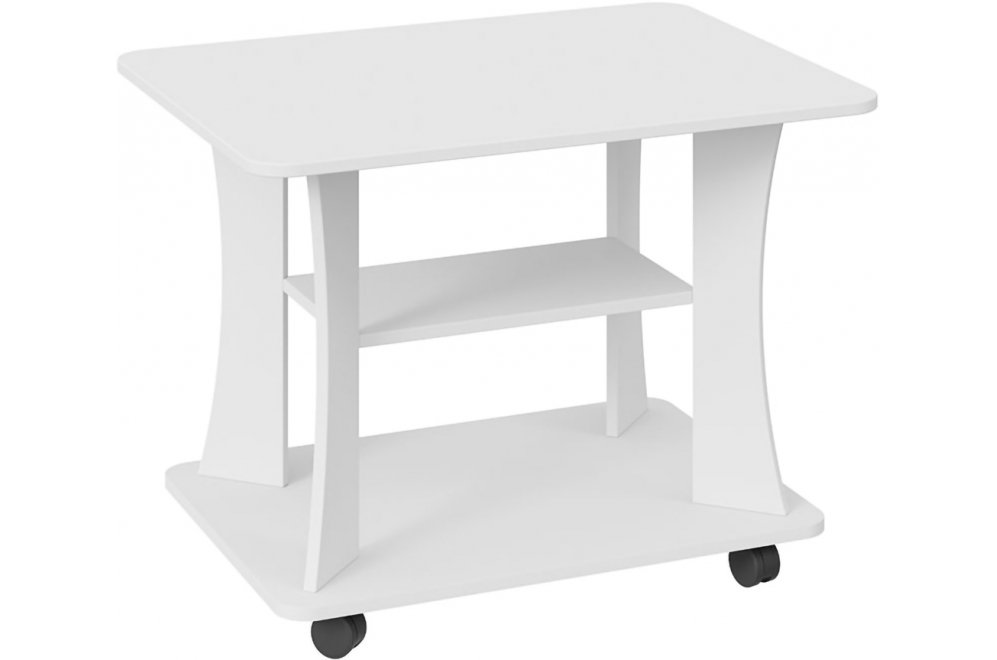 Журнальный столик Тип 8 белый ясень