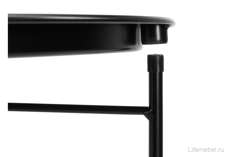 Журнальный столик-поднос Tray 47х51 black