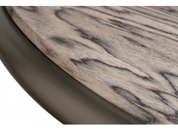 Журнальный столик Вейд-1 110 серо-бежевый / бронза