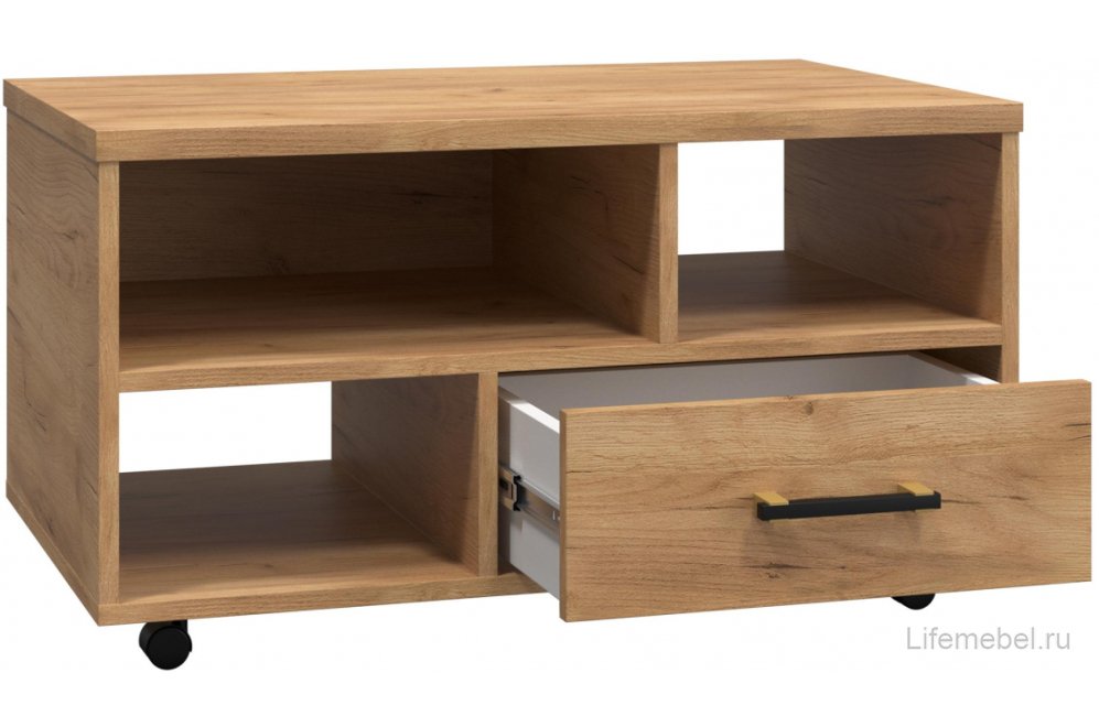 Журнальный столик Виктория ВИ-60 дуб крафт золотой