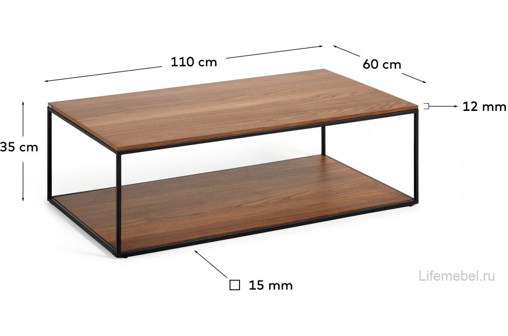 Журнальный столик Yoana 110 натуральный
