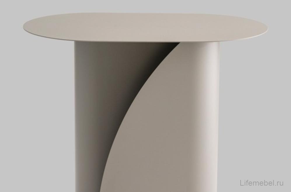 Журнальный столик Сайвен металл серый