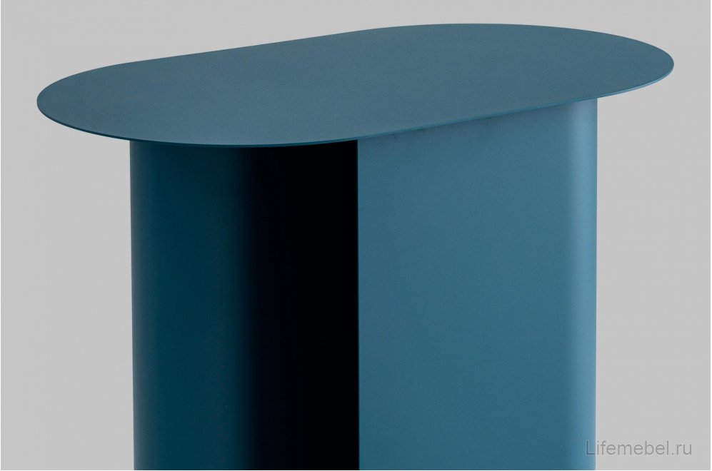 Журнальный столик Сайвен металл синий