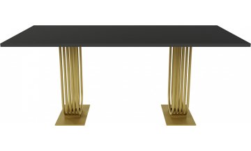 Деревянный обеденный стол Arfeo Duo 90x80x180 белый