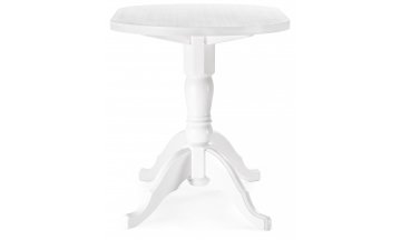 Деревянный стол Адней белый / рисунок