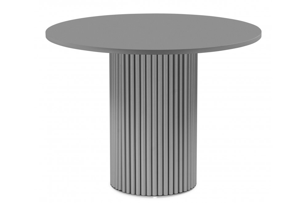 Деревянный стол Барел 100 серый / каркас серый