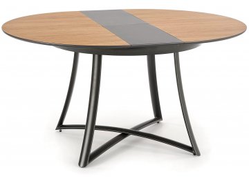 Раздвижной стол Moretti дуб натуральный / черный