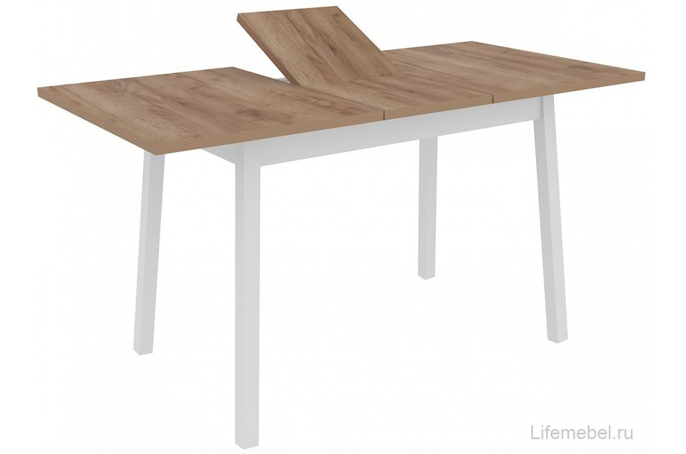 Деревянный стол Бриц дуб ирландский / белый