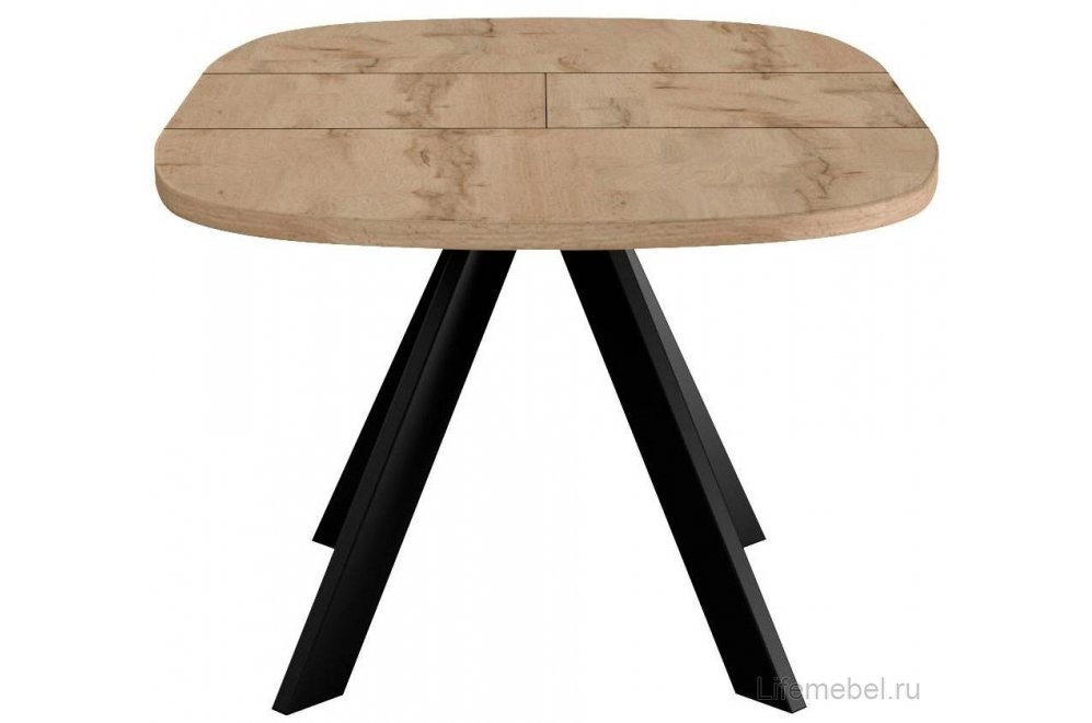 Деревянный стол DikLine B110 дуб галифакс / черный