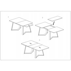 Деревянный стол Джаз ПР-1 ОС/ВН 91-1 ЧР