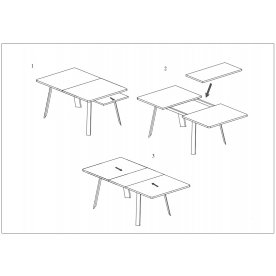 Деревянный стол Джаз ПР-1 ОС/ВН 93 ЧР