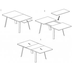 Деревянный стол Джаз ПР-1 ОТ/ВН 93 ЧР