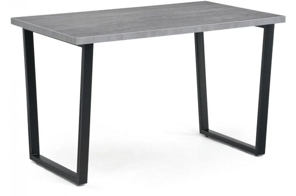 Деревянный стол Джесси бетон портленд / черный