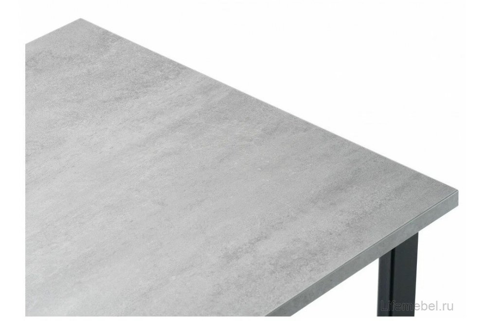 Деревянный стол Джесси бетон портленд / черный