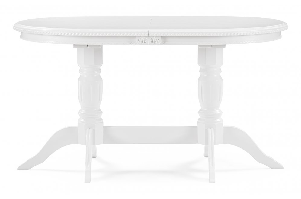 Деревянный стол Эритрин овальный белый