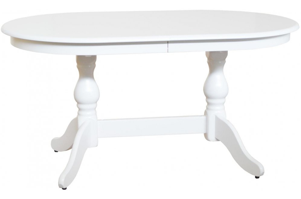 Деревянный стол Гранд-3 белая эмаль