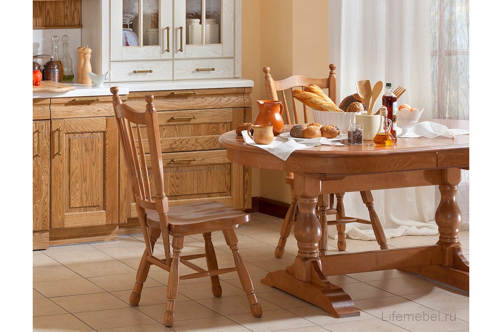 Деревянный стол Гранд орех