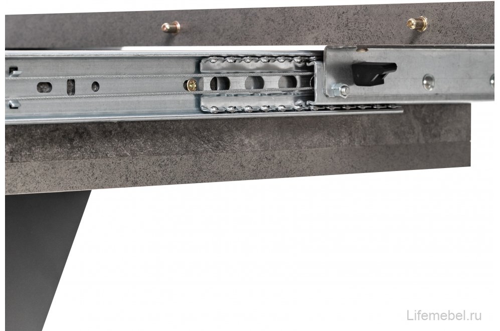 Деревянный стол Гросс камень темный / графит