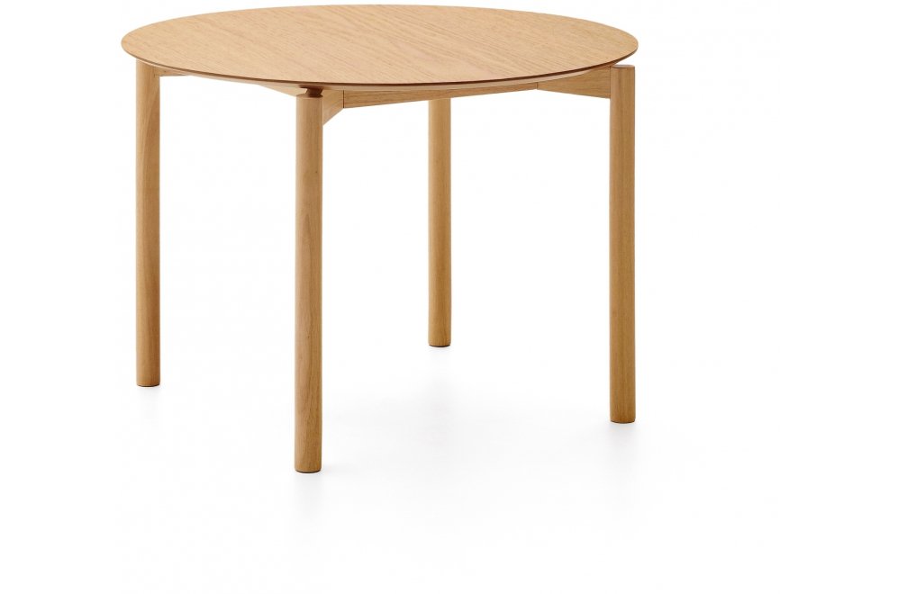 Деревянный стол Indara круглый натуральный