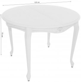 Деревянный стол Кабриоль