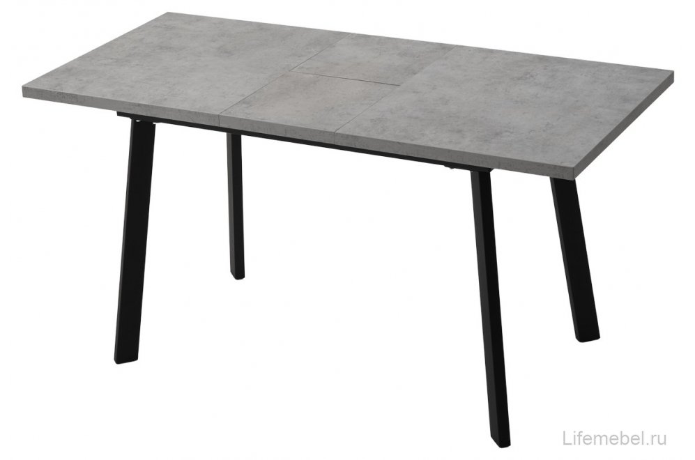 Деревянный стол Канзас цемент светлый
