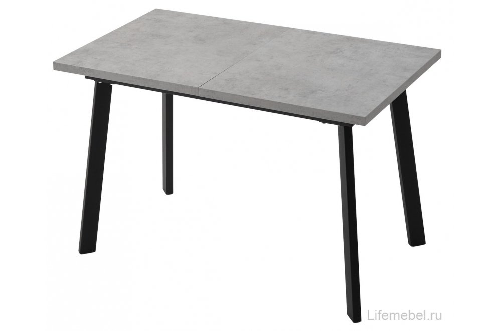 Деревянный стол Канзас цемент светлый