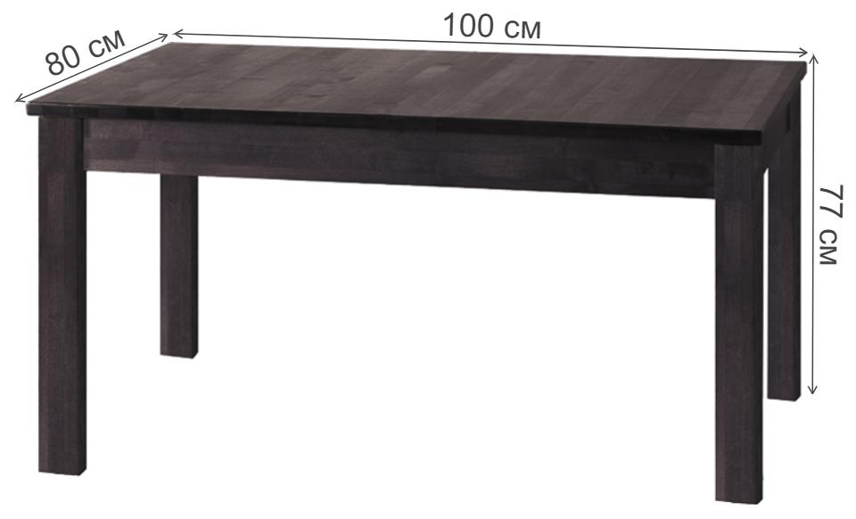 Деревянный стол Комфорт венге