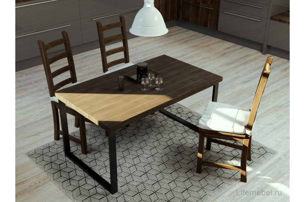 Деревянный стол Loft 120 x 60 см венге