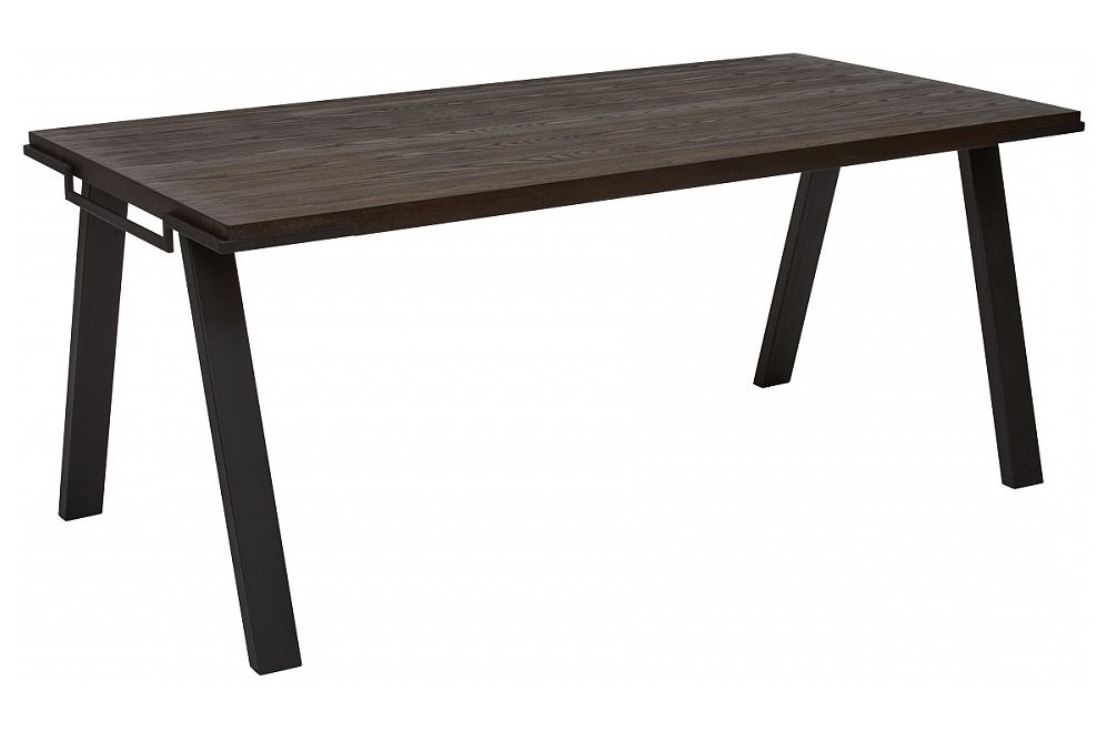 Деревянный стол Loft 180 dark шпон