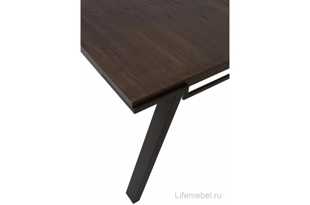 Деревянный стол Loft 180 dark шпон
