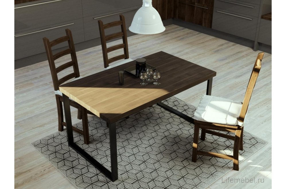 Деревянный стол Loft 90 x 60 см венге