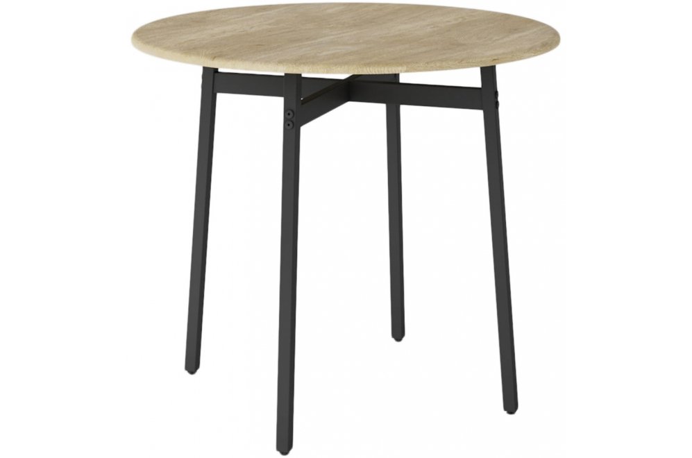 Деревянный стол Медисон дуб сонома / черный