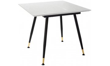 Деревянный стол Месси 860 мрамор бианко