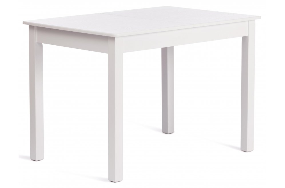 Деревянный стол Moss раздвижной white белый