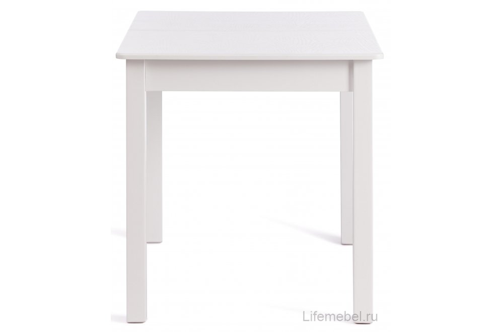 Деревянный стол Moss раздвижной white белый