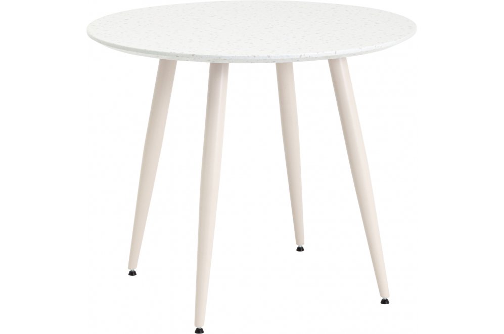 Деревянный стол Нимфа, D90, терраццо