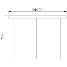 Деревянный стол Орлеан