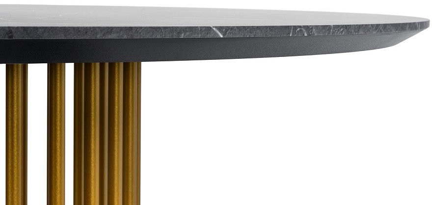 Деревянный стол Patrik 110 графит / золото