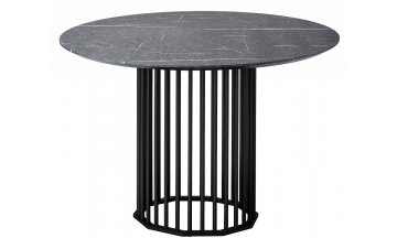 Деревянный стол Patrik 110 графит / золото