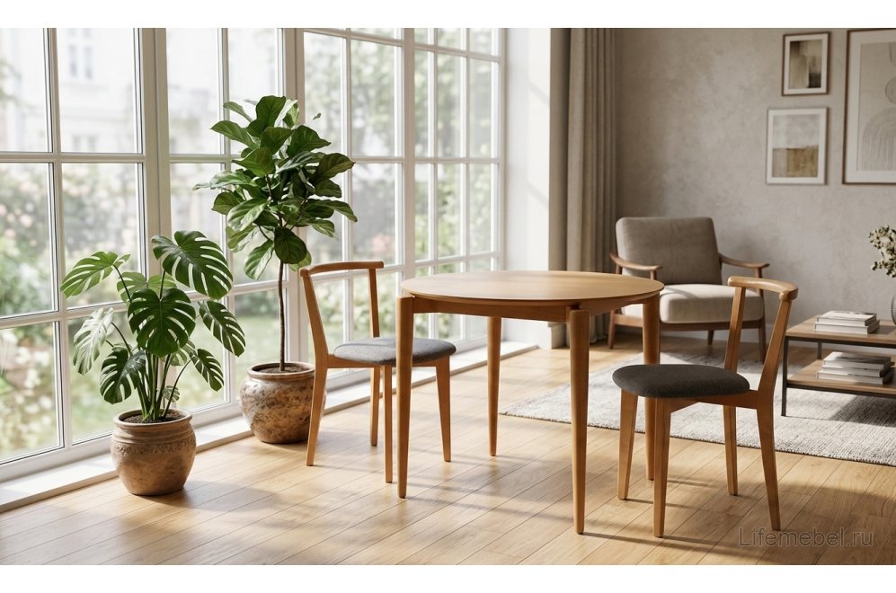 Деревянный стол Pawook К 100 натуральный