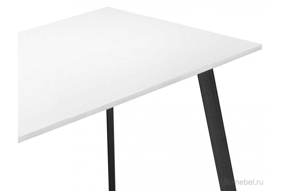 Деревянный стол Ремли 110х67х76 белый / черный