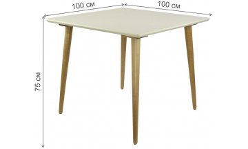 Деревянный стол Ронда Мини 100