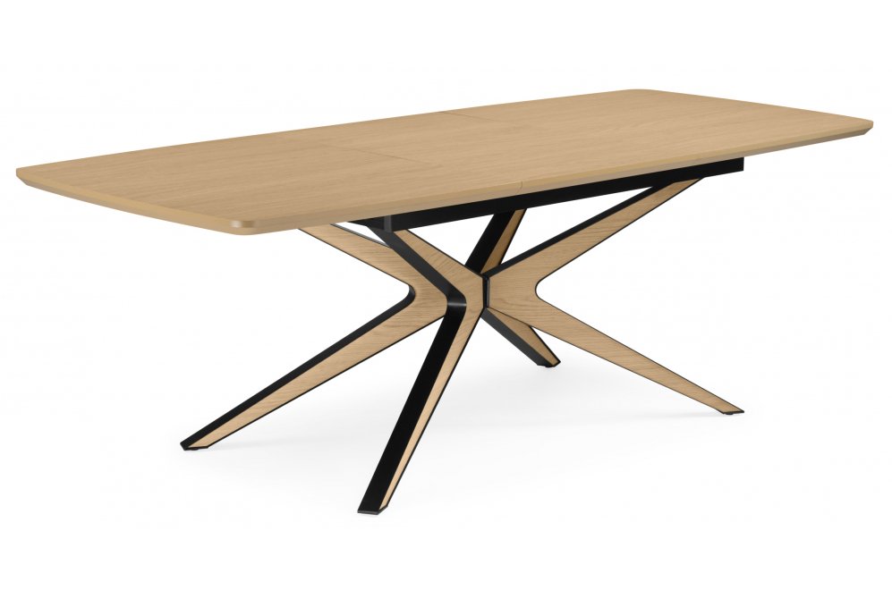 Деревянный стол Roxy 160(220)x90 светлый дуб