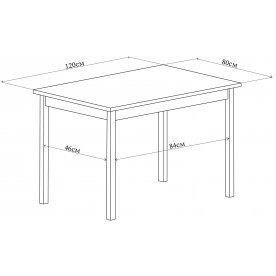 Стол Румба ПР-1 КМ 04 БЛ 93 БЛ